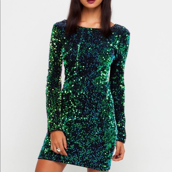 sequin holiday dress